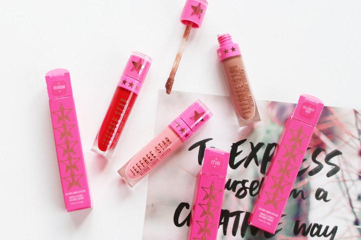JEFFREE STAR COSMETICS VELOUR LIQUID LIPSTICKS REDRUM 714 CELEBRITY SKIN 1