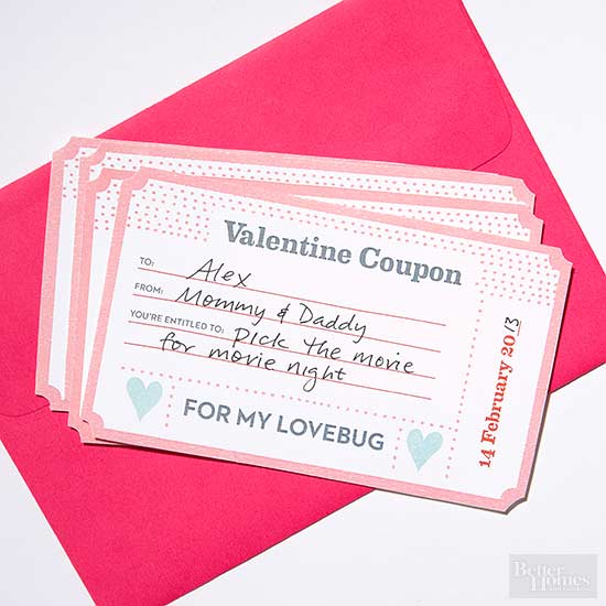 Valentine copupons