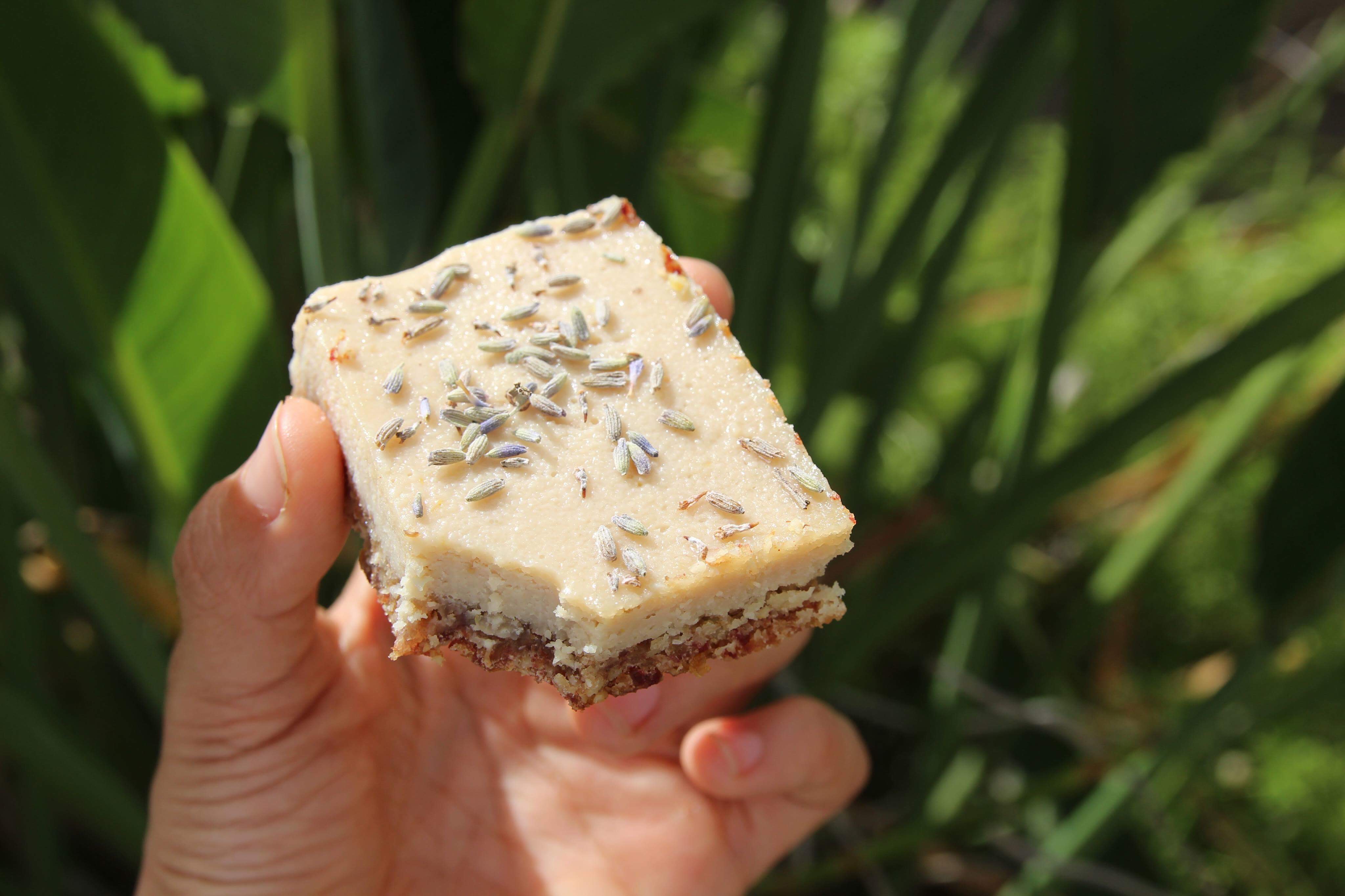 Lemon and lavender tarts