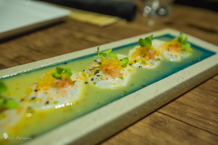 Aji-Coco Tiradito Dish