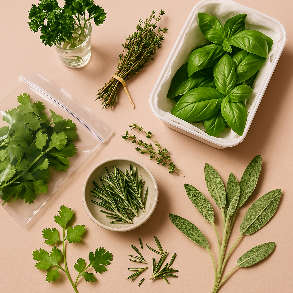 Cómo conservar hierbas frescas: métodos efectivos